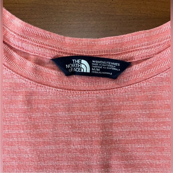 🏔️ The North Face Emerine Tank M – Spiced Coral Lightweight Knit Stripe Top - Picture 3 of 5